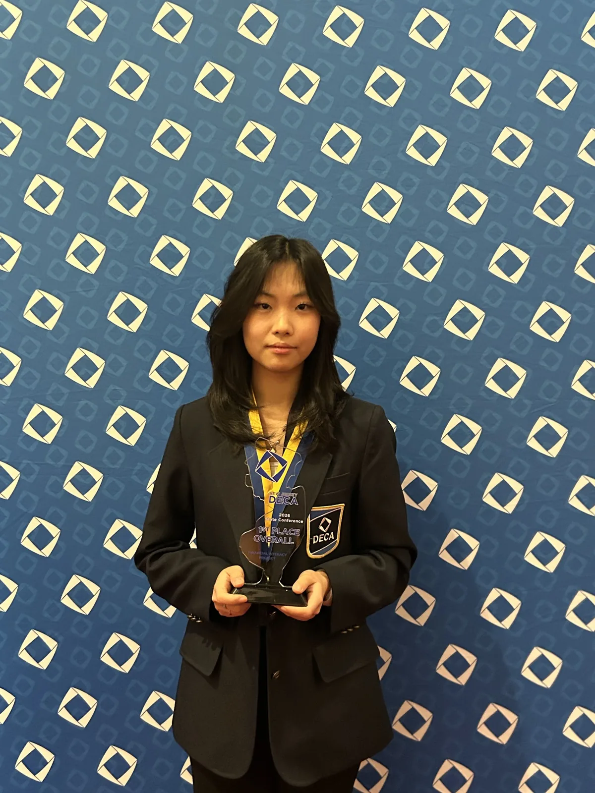 FinGoose student representative at DECA